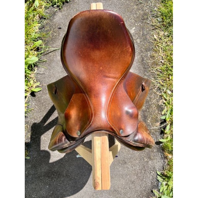 Selle mixte en cuir EQUIPE taille 17"5