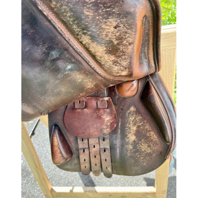 Selle mixte en cuir EQUIPE taille 17"5