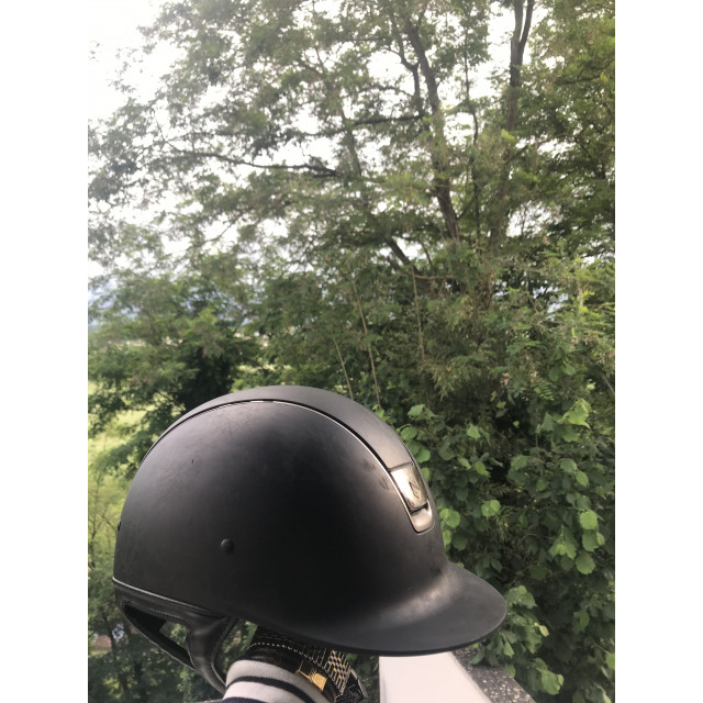 Casque samshield shadow noir/argent