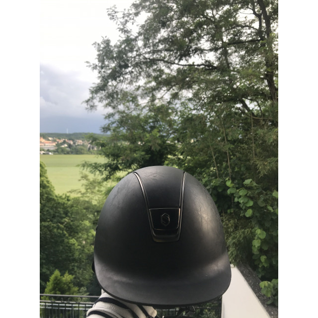 Casque samshield shadow noir/argent