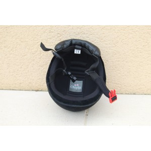 Bombe en velours noir