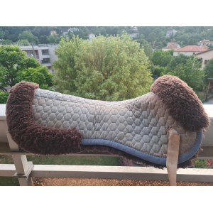 Amortisseur mattes mouton marron