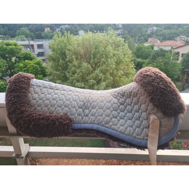 Amortisseur mattes mouton marron