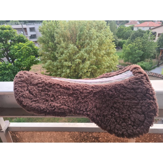 Amortisseur mattes mouton marron