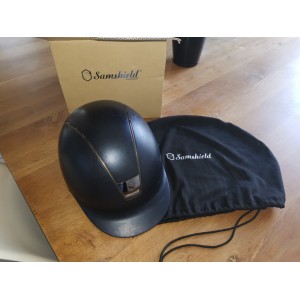 Bombe Samshield shadowmatt bleu + mousse - Taille S