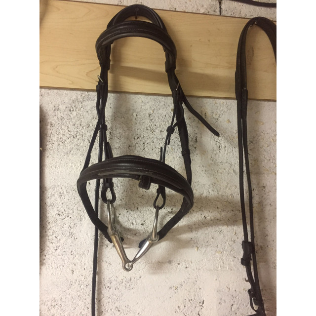 Filet cuir noir taille cob