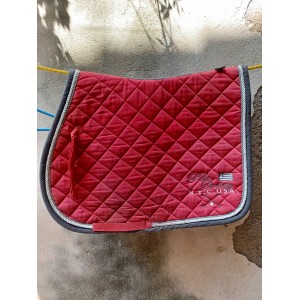 Tapis HV polo rouge et gris
