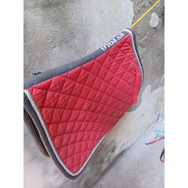 Tapis HV polo rouge et gris