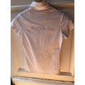 POLO EQUITHEME BLANC DE CONCOURS TAILLE S
