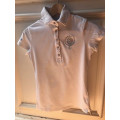 POLO EQUITHEME BLANC DE CONCOURS TAILLE S