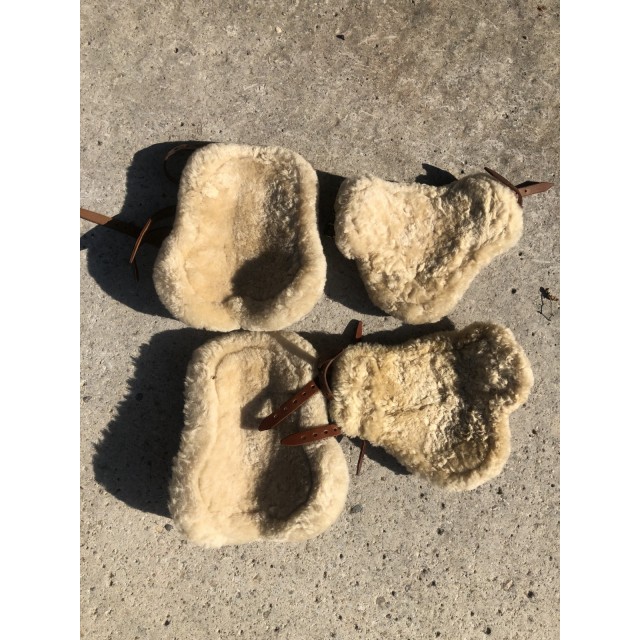 Guêtres cuir / mouton