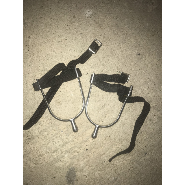 Paire d’éperons bouts ronds