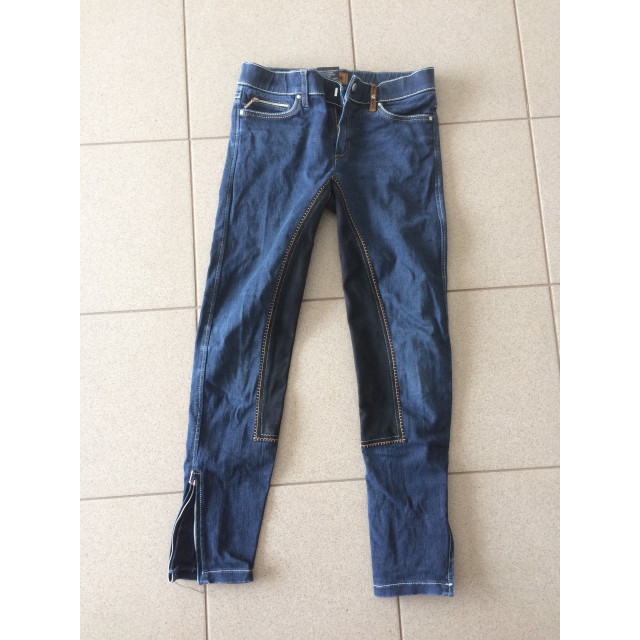 Pantalon en jean avec fond de peau