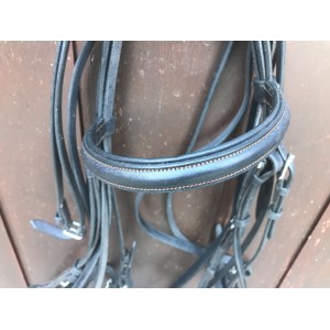 Bride bridon noir cob lamicell