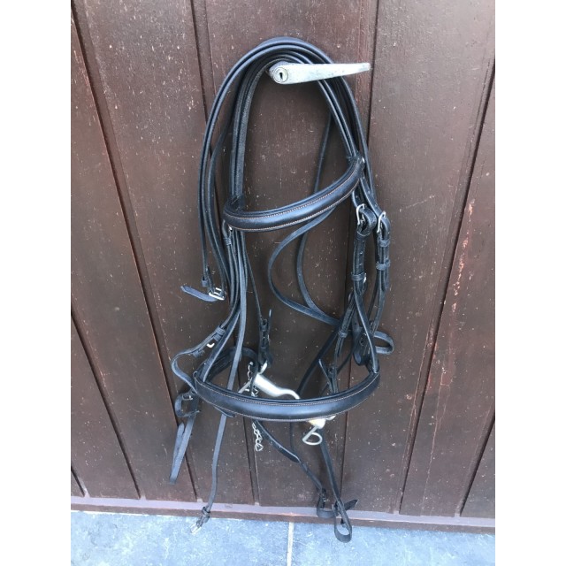 Bride bridon noir cob lamicell