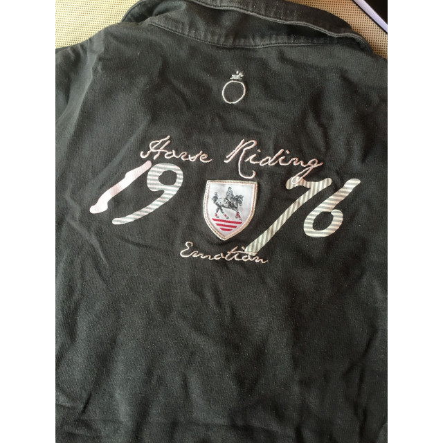 Polo manches courtes gris