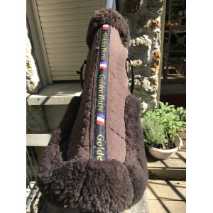 amortisseur en mouton marron