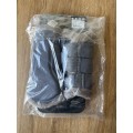 ESKADRON Guêtres GLITTER MESH Faux Fur - bleu pigeon