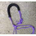 Licol éthologique violet/noir fait mains