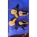 Ensemble HV Polo Guétres + protéges boulet jaune