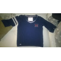 Tee-shirt jersey enfant Equit'M col V manches 3/4 14 ans