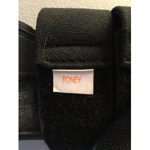 Guêtres Norton, noires, taille poney