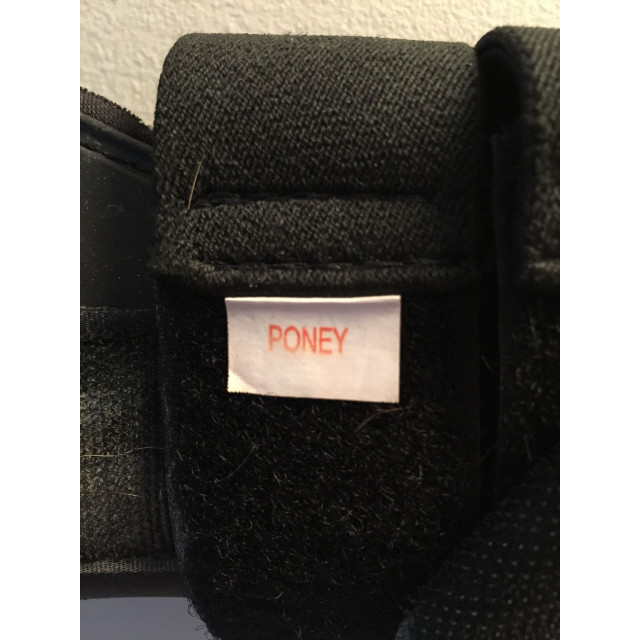 Guêtres Norton, noires, taille poney