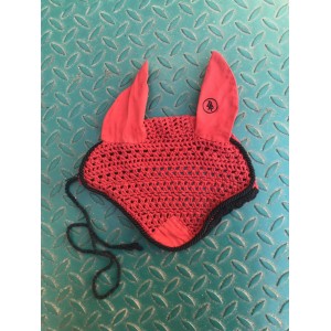 Bonnet BR rouge et noir poney