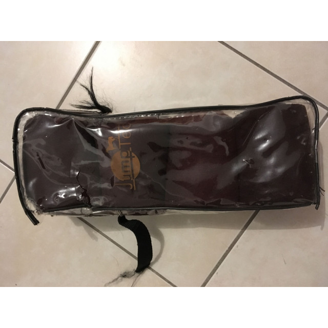 Bandes Jumptec marron chocolat taille cheval