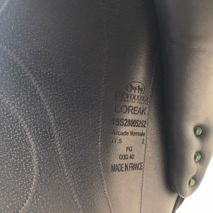 SELLE DEVOUCOUX - LOREAK - 17.5 D3D