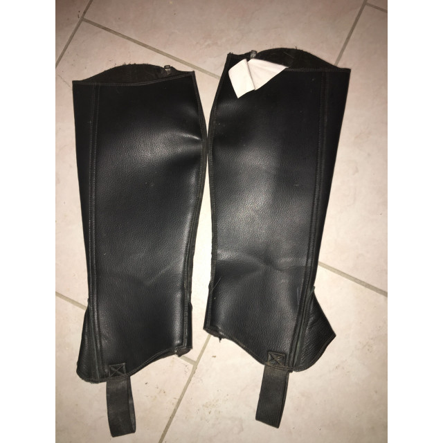 Mini chaps neuve noir