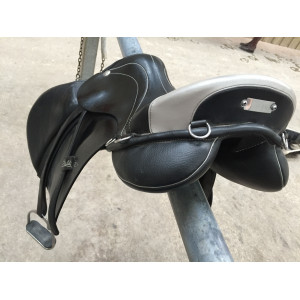 Selle Zaldi cuir noir