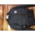 Veste bi-matière + doudoune sans manches, taille 10 ans