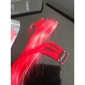 Extensions de criniere ou de queue coloris rouge