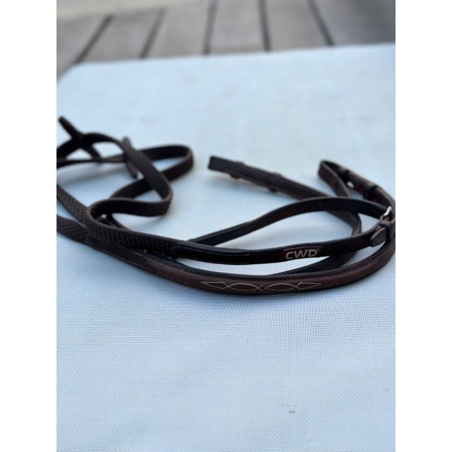 Rênes caoutchouc extra souples CWD