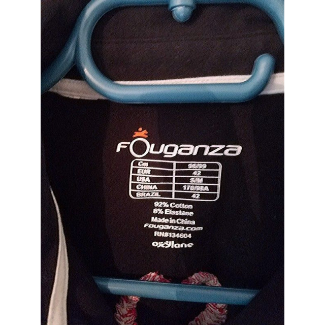 Polo d'équitation noir Fouganza