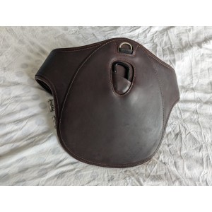 Sangle bavette Erreplus havane cuir 135cm NEUVE