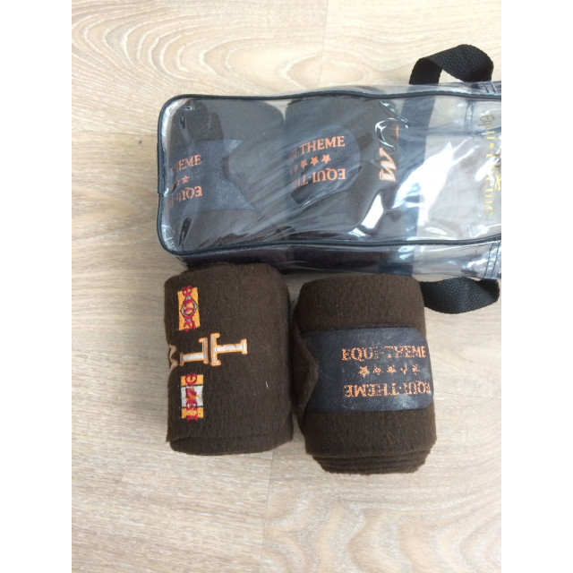 bande polo equithème marron