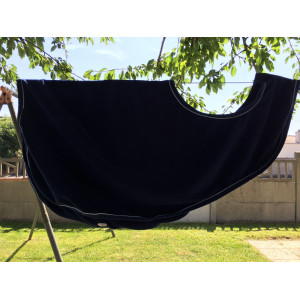 couvre-reins equithème bleu marine