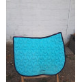 Tapis bleu turquoise fouganza