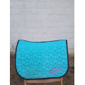 Tapis bleu turquoise fouganza