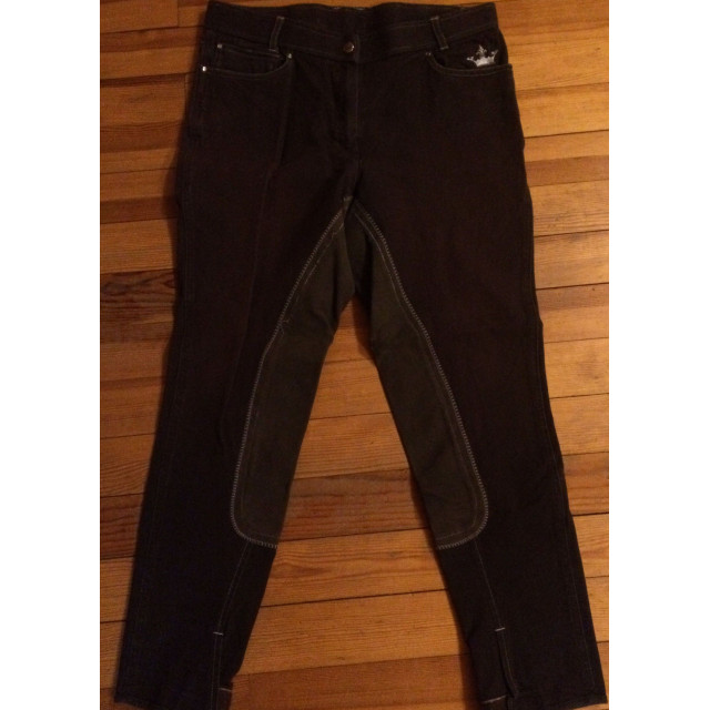 Pantalon chocolat à fond de peau