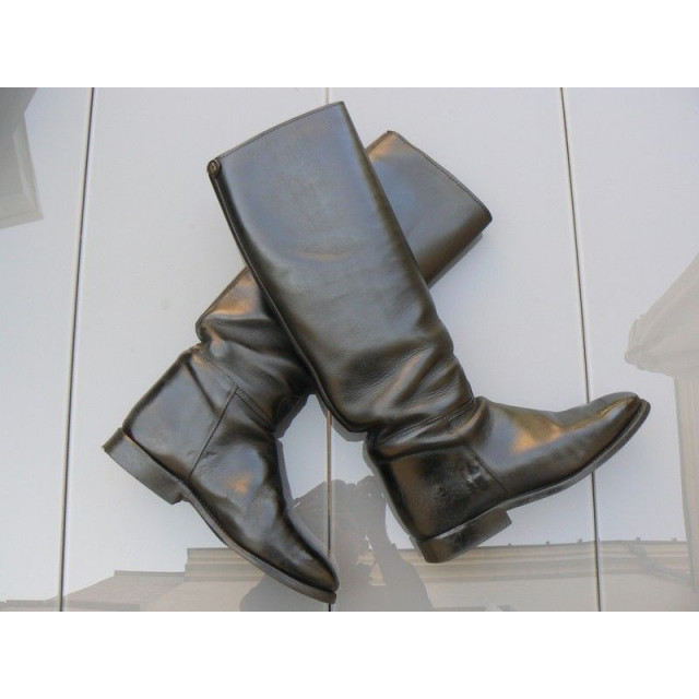 Superbes bottes CAVALLO noires cuir pleine fleur en T B état - P 42