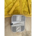 Tapis jaune moutarde velours Eskadron