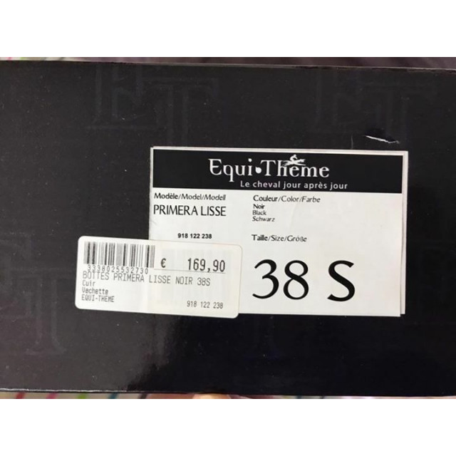 Bottes primera lisse equi-theme