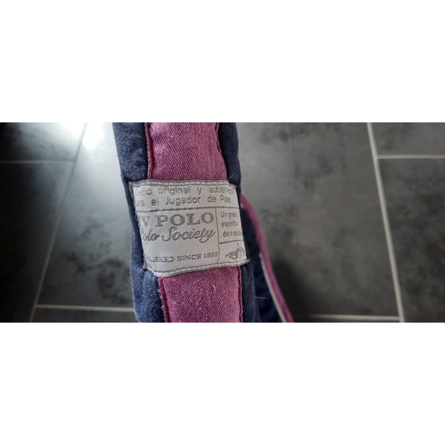 Tapis bleu marine et mauve hv polo