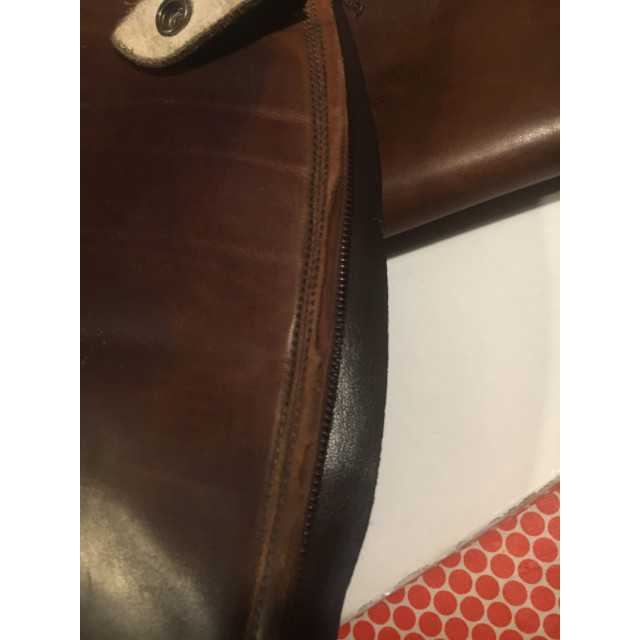 Bottes marron cuir