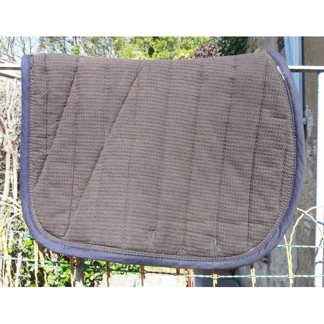 Tapis de selle Bleu pétrole/Marine Taille Poney/Cheval FOUGANZA