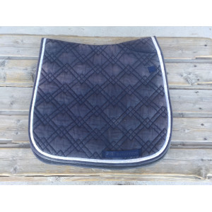 Tapis dressage bleu marine et blanc B Vertigo