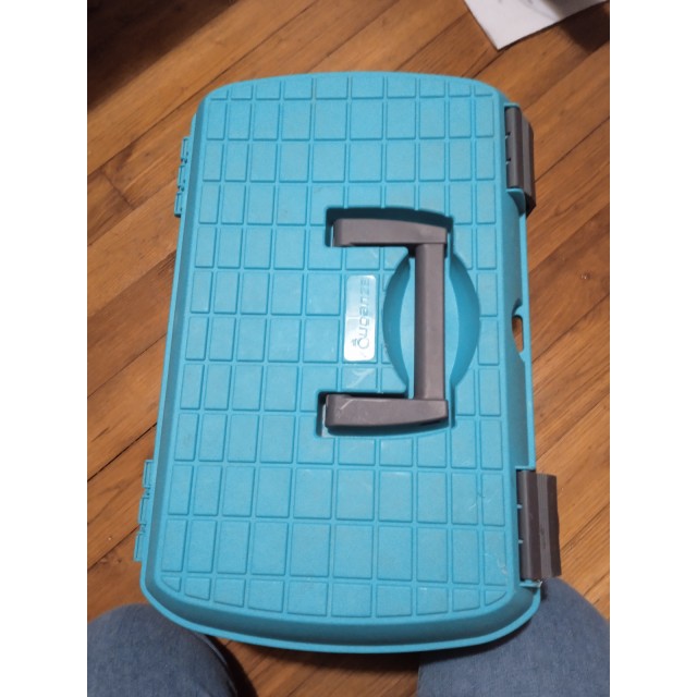 Boîte bleue+ brosse fouganza